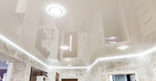 Натяжной ПВХ потолок Горячий Ключ, цена от 2081 руб.